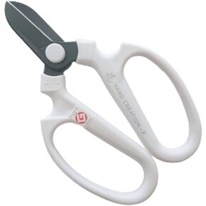 Flower Shears - Hand Creation - Florist Scissors - Made in Japan - F-170 - Black Blade - White in Kuwait