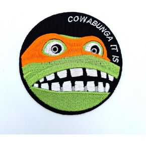 Cowabunga Embroidered Patch Badge Applique Iron on in Saudi Arabia