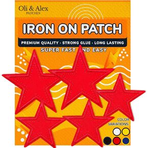 رقعة حديد على رقعة النجمة السوداء 5 قطع رقعة حديد على رقعة مطرزة A-171 in Kuwait