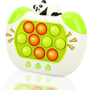 THEPBRO Quick Push Pop Game It Fidget Toys المحمولة لعبة الدفع السريع Pop It للأطفال البالغين، دفع الفقاعات المضيئة للألعاب الحسية، هدايا عيد الميلاد للأولاد والبنات (الباندا) in Kuwait