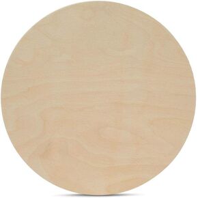 Wood Circles 14 inch 1/2 inch Thick, Unfinished Birch Plaques, Pack of 1 Wooden Circle for Crafts and Blank Sign Rounds, by Woodpeckers