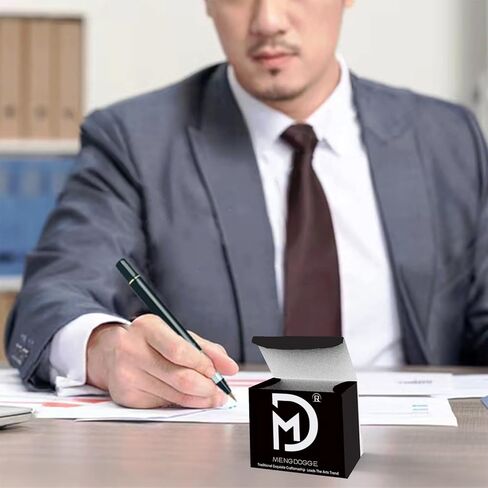 قلم فرشاة نافورة جيب محمول من MENGDOGGE يتضمن قلم الخط المعدني طرفًا من الألياف الناعمة، ومحول إعادة تعبئة الحبر وحقيبة قلم تعبئة الهدايا، رائع للفنانين المبتدئين والمحترفين in Kuwait