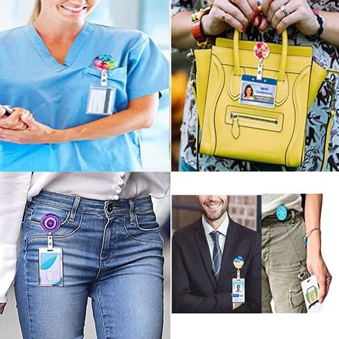 VISCAL Resin Molds Silicone ID Card Badge Reels Holder，6 Cavity Silicone Irregular Round Epoxy Casting Molds，On Top Retractable Badge Reels Molds 10pcs,for DIY Jewelry Making Supplies in Kuwait