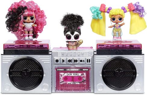 L.O.L. Surprise! LOL Surprise Remix Pets 9 Surprises, Real Hair Includes Music Cassette Tape with Surprise Song Lyrics, Accessories, Dolls in Saudi Arabia