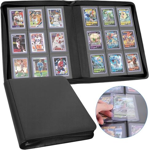 مجلد تحميل علوي من اوبوبل، مجلد بطاقات التداول يحمل 288 وحدة تحميل علوي، 9 جيوب تحميل علوي مع اغلفة تحميل علوية لبطاقات تي سي جي، ام تي جي، مجلد بطاقات التداول in Kuwait