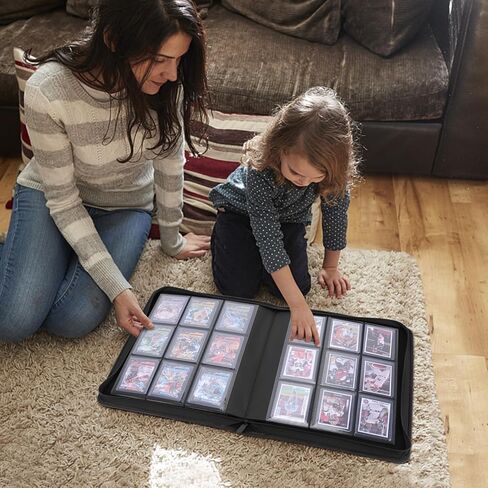 مجلد تحميل علوي من اوبوبل، مجلد بطاقات التداول يحمل 288 وحدة تحميل علوي، 9 جيوب تحميل علوي مع اغلفة تحميل علوية لبطاقات تي سي جي، ام تي جي، مجلد بطاقات التداول in Kuwait