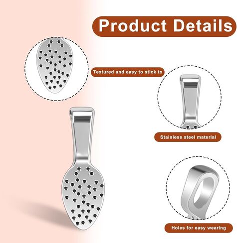 100PCS Pendant Bails for Jewelry Making Silver Plated Small Pendant Bails,Spoon Glue On Bails Pendants Flat Necklace Bails Oval Jewelry Glue On Earring Bails for DIY Crafts and Jewelry Making Supplies in Saudi Arabia