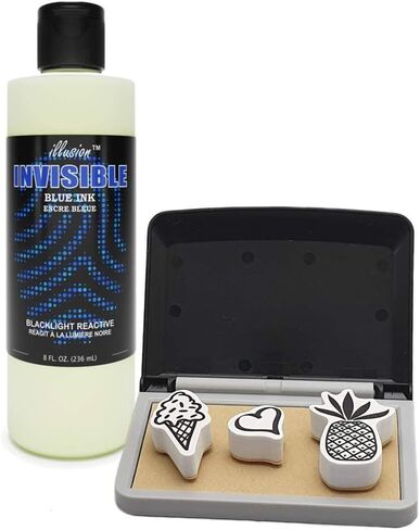 UV Reactive Black Light Invisible Ink (8 Fl Oz) - Blue in Saudi Arabia