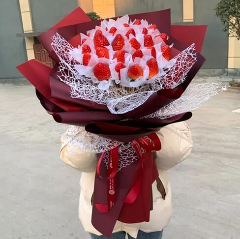XIYUAN 20 ورقة من ورق تغليف الزهور المقاوم للماء، ورق تغليف باقة الزهور، ورق تغليف يدوي الصنع، 22.8 × 22.8 في لوازم ورق تغليف الهدايا (القهوة) in Kuwait