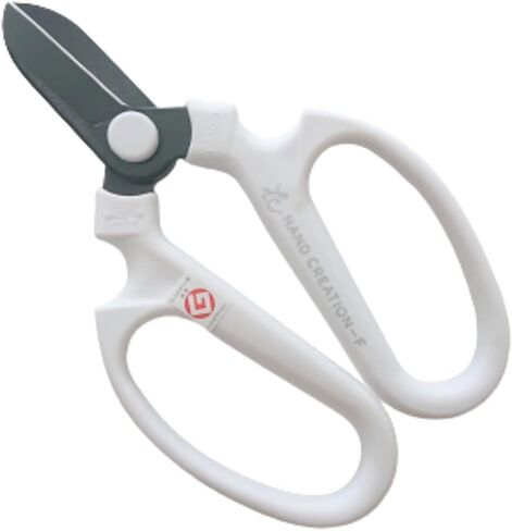 Flower Shears - Hand Creation - Florist Scissors - Made in Japan - F-170 - Black Blade - White in Saudi Arabia