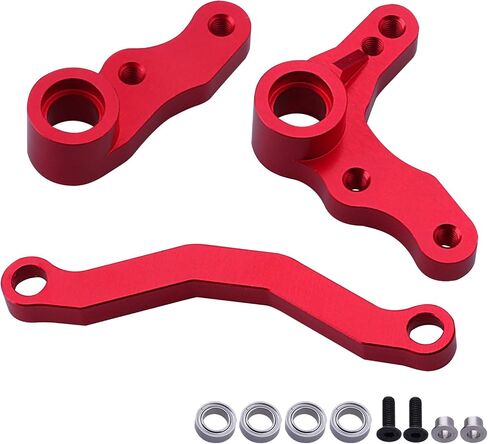 مجموعة التوجيه المصنوعة من الألومنيوم من Hobbypark لأجزاء ترقية 1/10 Redcat Blackout XTE، تناسب XBE SC Pro، استبدل BS213-014 (أزرق داكن) in Saudi Arabia