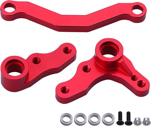 مجموعة التوجيه المصنوعة من الألومنيوم من Hobbypark لأجزاء ترقية 1/10 Redcat Blackout XTE، تناسب XBE SC Pro، استبدل BS213-014 (أزرق داكن) in Saudi Arabia