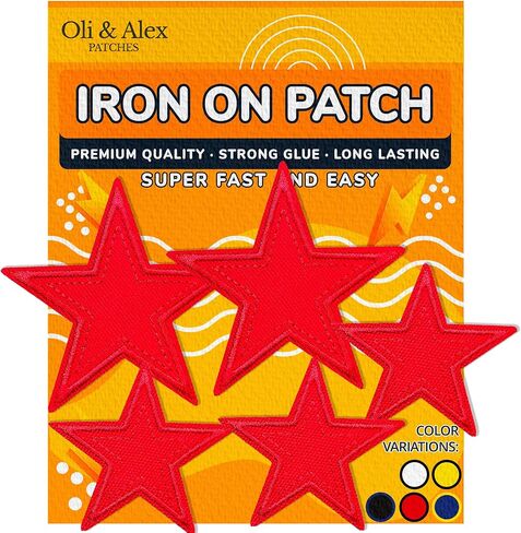 رقعة حديد على رقعة النجمة السوداء 5 قطع رقعة حديد على رقعة مطرزة A-171 in Kuwait