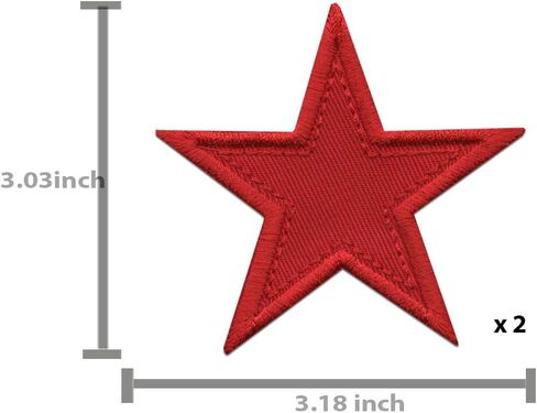 رقعة حديد على رقعة النجمة السوداء 5 قطع رقعة حديد على رقعة مطرزة A-171 in Kuwait