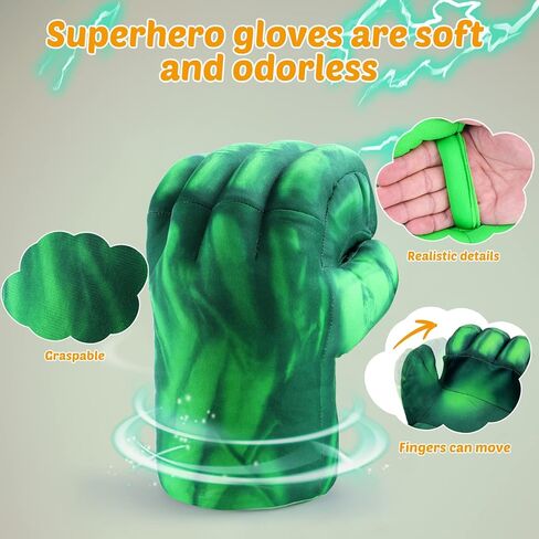 XYMTOY Superhero Toys قفازات خارقة مثالية لأعياد الميلاد والهالوين وحفلات أعياد الميلاد، وهي أفضل هدية للأولاد والبنات in Kuwait