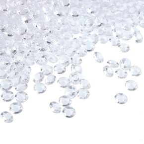 craftjoje 4.5MM 10000pcs Wedding Table Scattering Crystals Acrylic Diamonds Wedding Bridal Shower Party Decorations Vase Fillers (4.5mm, Burgundy)