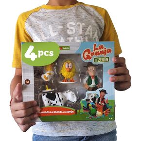 La Granja de Zenon Adventure Action Figures Set in Tin Box, 20 Collectible Action Figures, Toys for Kids
