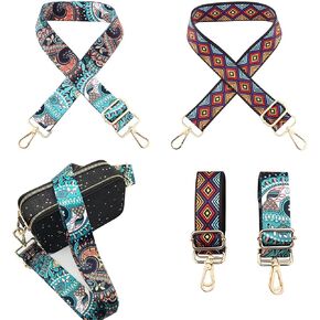 ZGWAUYYDS 2 PCS Buckles Wide Shoulder Strap Adjustable Replacement Belt Purse Strap Shoulder Crossbody Strap Handbag Strap in Saudi Arabia