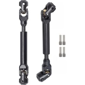 2Pcs Internal Spline RC Drive Shaft 112-170mm for 1/10 Axial SCX10 Trx4 SCX10II 90046 Wraith D90 TF2 Redcat Gen7 GEN8 RC Crawler, Steel Metal Universal Joint Driveshaft C in Saudi Arabia