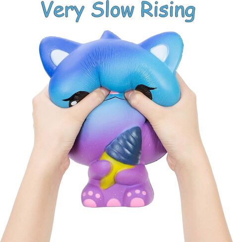 AILIMY الآيس كريم القط الحيوان اسفنجي جامبو كريم المعطرة لينة السكويشات بطيئة ارتفاع ضغط اللعب in Kuwait