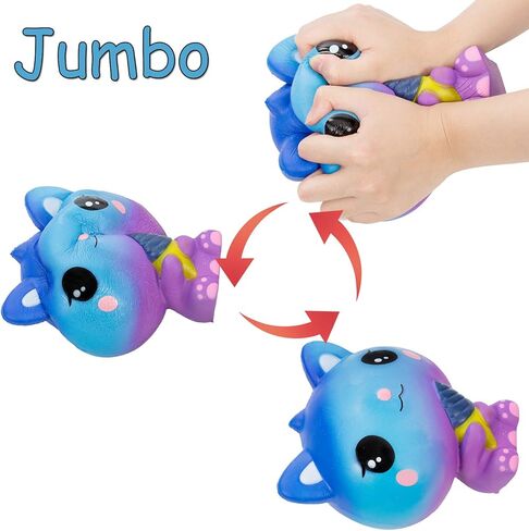 AILIMY الآيس كريم القط الحيوان اسفنجي جامبو كريم المعطرة لينة السكويشات بطيئة ارتفاع ضغط اللعب in Kuwait