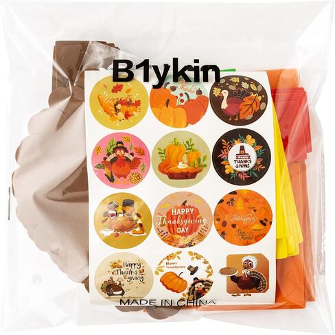 B1ykin عيد الشكر بطاقات الشكر مجموعة الحرف الرغوية للأطفال، DIY الخريف تركيا بطاقة الشكر مع المغلفات، 12 مجموعات DIY بطاقات المعايدة الخريف الحرف اليدوية للمدرسة الحزب الفصول الدراسية الأنشطة المنزلية اللوازم in Kuwait