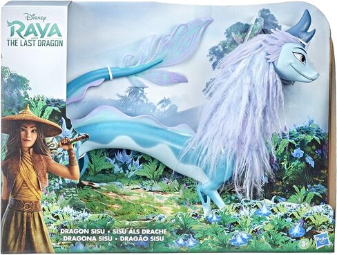 Disney Princess Raya and The Last Dragon Sisu Figure, Dragon Doll with Hair, Toy for Girls and Boys Ages 3 and Up in Saudi Arabia
