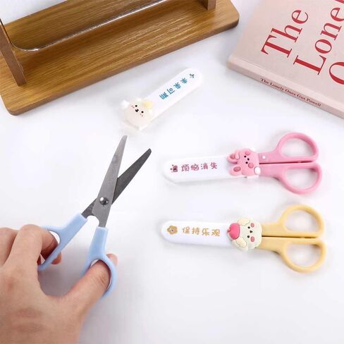 Pink Multi-Purpose Mini Scissors Portable Functional Scissors Stainless Steel Detail Craft Scissors Hand Scissors for Art Crafts Projects Scissors in Saudi Arabia
