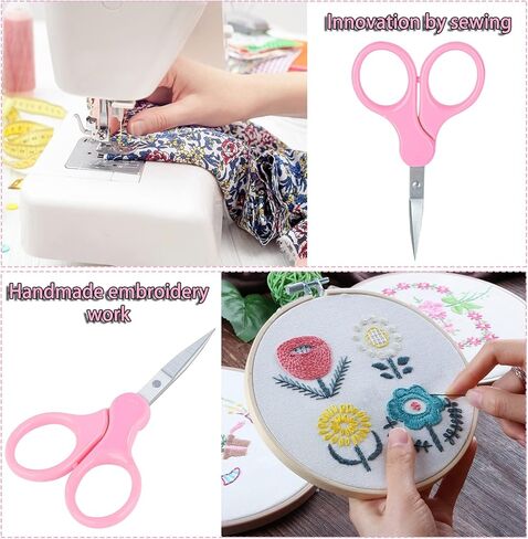 Small Scissors All Purpose,3.5 Inch Mini Sharp Scissors for Beauty/Sewing/Crafts(2 Pack) in Kuwait