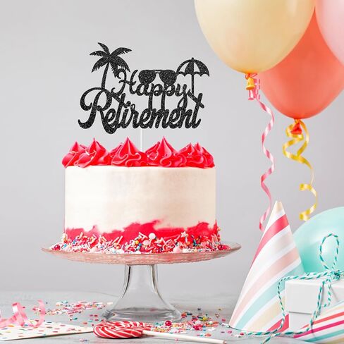 غلاف بلاك هابي ريفايتنت من ديل دال دال - لوازم تزيين حفلات التقاعد - لافتة التركيز التلقائي المتقاعد - ديكور التقاعد للرجال والنساء in Kuwait