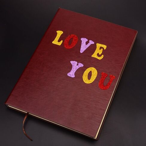 328 قطعة ملصقات إسفنجية لامعة ذاتية اللصق حروف أبجدية ملصقة، 7 ألوان عشوائية، 8 ورقات in Kuwait