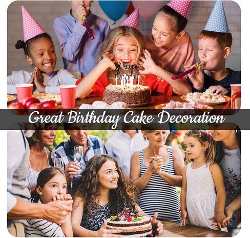 150 قطعة من أغطية كعكة عيد الميلاد السعيدة من الأكريليك لتزيين كعكة عيد الميلاد اللامعة لتزيين كعكة عيد الميلاد على الوجهين للأطفال أو البالغين، مستلزمات حفلات تزيين الكيك المختلفة (متعددة الألوان، جميلة) in Kuwait
