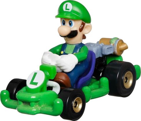 Hot Wheels Mario Kart Vehicle 4-Pack, Set of 4 Fan-Favorite Characters Includes 1 Exclusive Model, Collectible Gift for Kids & Fans Ages 3 Years Old & Up in Saudi Arabia