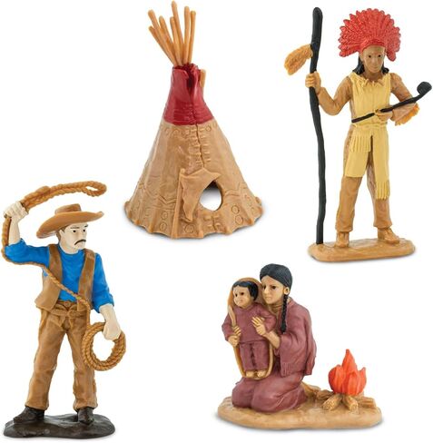 Safari Ltd Wild West TOOB - 11 Hand Painted Toy Figurines in Saudi Arabia