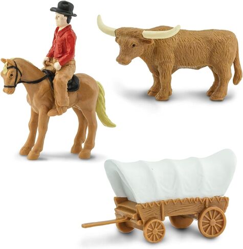 Safari Ltd Wild West TOOB - 11 Hand Painted Toy Figurines in Saudi Arabia