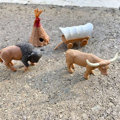 Safari Ltd Wild West TOOB - 11 Hand Painted Toy Figurines in Saudi Arabia