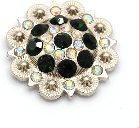 DIY Conchos Button Crystal Craft Conchos مع برغي (لون 1، 12 قطعة) in Kuwait