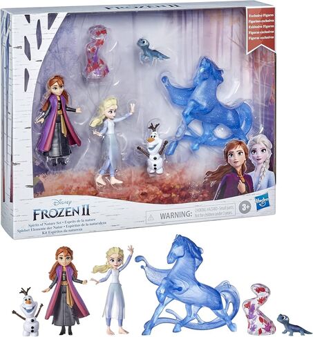 Hasbro Disney Frozen II:Anna,Elsa Spirits of Nature Set (F1845) in Saudi Arabia