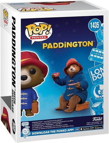 فانكو بوب! الأفلام: Paddington - Paddington with Suitcase Flocked، حصريًا لأمازون in Saudi Arabia