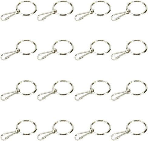 سحابة خاتم سحب للملابس - O Ring Sipper Pull - مشبك على حلقات سحب ، للمعاطف ، سترات ، حقائب الظهر ، الأمتعة - حلقات مشبك - سحب حلقة - مجموعة من 16 in Kuwait