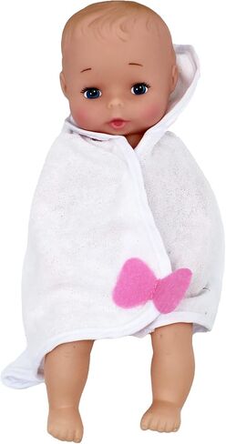 Baby's First Bathtime with Softina White Toy Doll, Plastic, Washable Surface, Life-Like' Feel, for Ages 1+ in Saudi Arabia