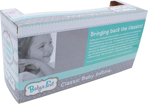 Baby's First Bathtime with Softina White Toy Doll, Plastic, Washable Surface, Life-Like' Feel, for Ages 1+ in Saudi Arabia