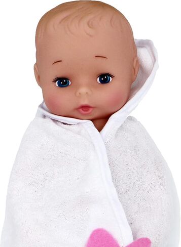 Baby's First Bathtime with Softina White Toy Doll, Plastic, Washable Surface, Life-Like' Feel, for Ages 1+ in Saudi Arabia
