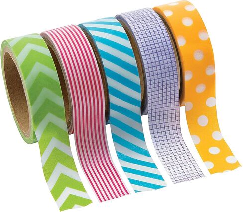 شريط واشي منقوش أساسي - حرف يدوية للأطفال وأنشطة منزلية ممتعة in Kuwait