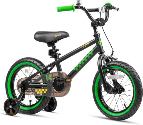 NuNu 12" 14" 16" Kids Bike BMX Style for 2-7 Years Old Boys Girls, Toddler Bicycles with Training Wheels & Coaster Brake, Multiple Colors in Kuwait