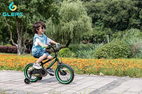NuNu 12" 14" 16" Kids Bike BMX Style for 2-7 Years Old Boys Girls, Toddler Bicycles with Training Wheels & Coaster Brake, Multiple Colors in Kuwait