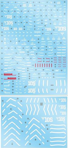 ANSAI Decals Fits Hobby MG 1/100 MSN-06S Sinanju Ver. Ka 2pcs Set DIY Decals in Saudi Arabia