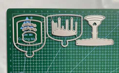 Mvchifay Cutting Dies Happy Birthday Thanks Metal Stencils Scrapbooking Tool DIY Emboss for Paper Card Making (Blooming flowers-16.4x8cm) in Kuwait