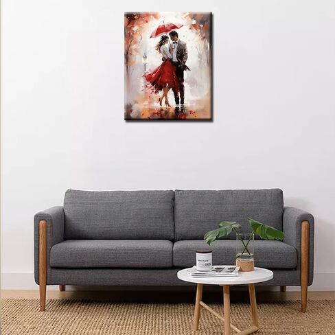 Tucocoo Woman Paint by Numbers Kits with Brushes and Acrylic Pigment on Canvas Painting for Adults Beautiful Lady Hand Painted Style Arts Crafts Project for Home Decor Gifts 16''x20'' (DIY Framed) in Saudi Arabia