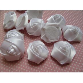 YYCRAFT Pack of 30 Satin 4d Rose 1.5" Craft Wedding Bride (Baby Blue) in Kuwait